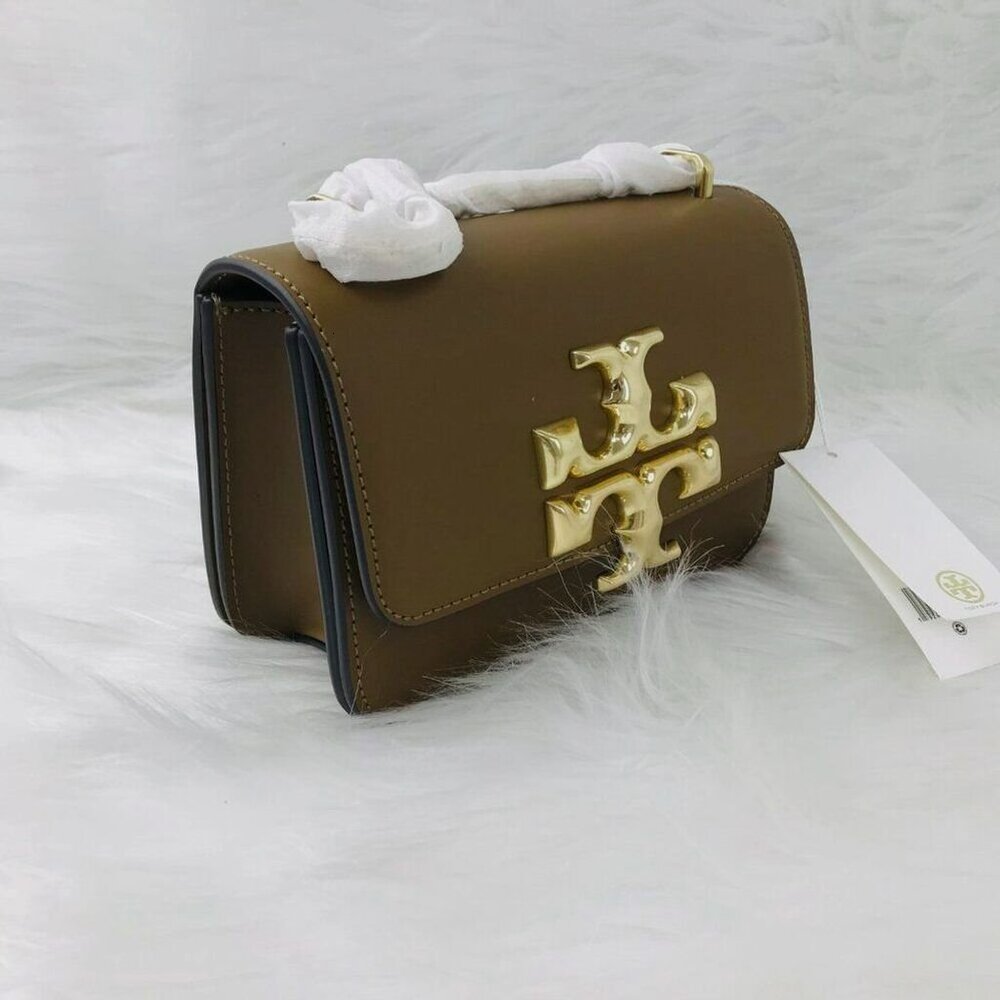 Brand New Tory Burch Small Eleanor Bag In Brown - Picture 2 of 11